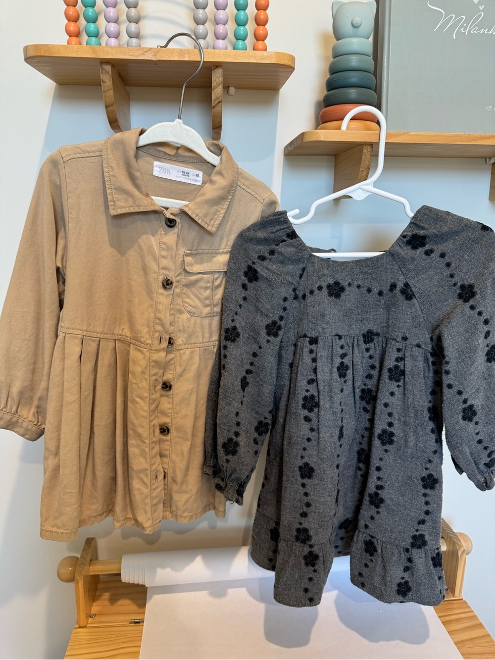 two dresses ZARA 18-24 month